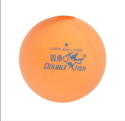 批发淘宝热卖 正品双鱼一星乒乓球 球馆训练耐用之选